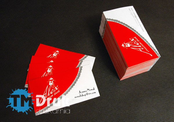 Druk wizytówek na indywidywidualne zlecenia