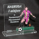 Nagroda z plexi na zawody sportowe