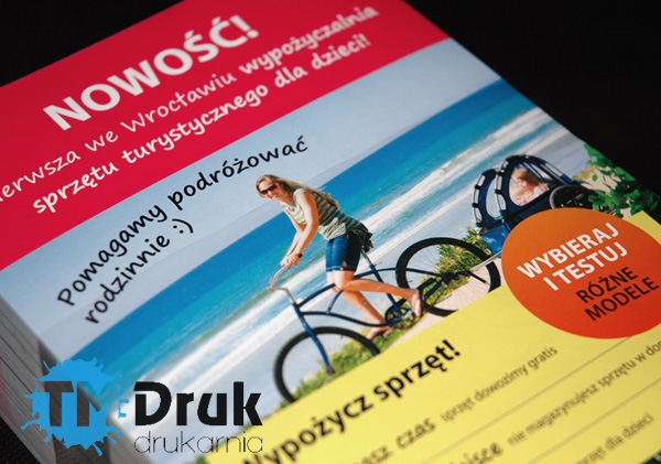 Ulotka reklamowa dla sklepu formatu A5