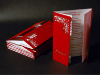 Zaproszenia ślubne wycinane laserowo na idnywidualne zamówienia - Wrocław, Oława, Oleśnica, Brzeg, Siechncie