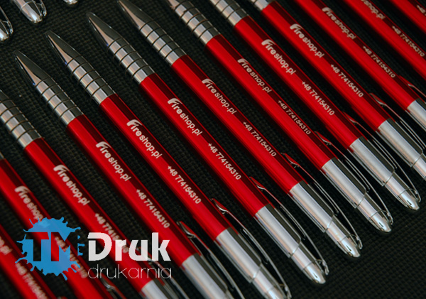Grawerowane długopisy reklamowe - TM Druk - Wrocław, Oława, Oleśnica, Brzeg, Siechnice