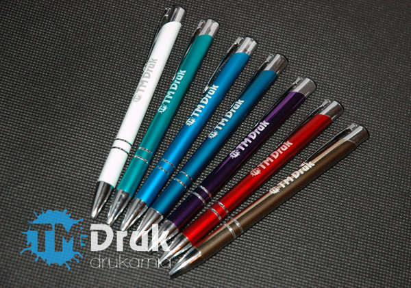 Grawerowane długopisy reklamowe - TM Druk - Wrocław, Oława, Oleśnica, Brzeg, Siechnice