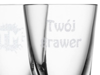 Grawer kieliszków do wódki
