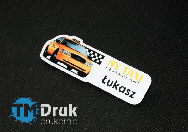 Identyfikator imienny dla restauracji