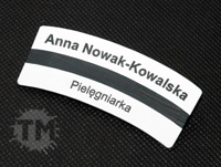 Imienniki, plakietki identyfikacyjne dla pielęgniarek w szpitalach i ośrodkach zdrowia