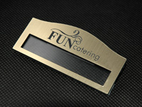 Tanie identyfikatory z miejscem na karteczkę z imieniem i nazwiskiem - Zobacz przykładową realizację