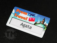 Imienniki i identyfikatory z personalizowaną grafiką według potrzeb klienta