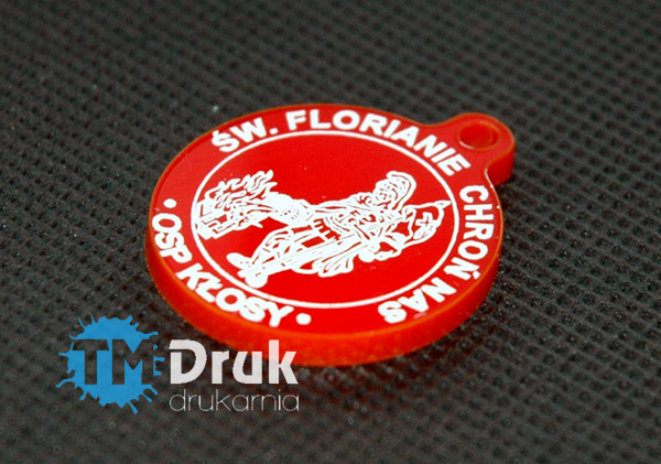 Breloczki do kluczy z patronem strażaków