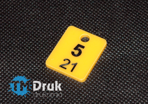 Grawerowane marki narzędziowe z barwionym grawerem - Zamawiaj od producenta - TM Druk