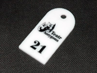 Numerki do szatni w teatrze w cenie 1,20 zł netto/szt
