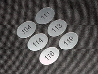 Numerki do oznaczania krzeseł - Producent TM Druk