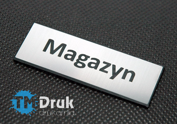 Tabliczka z nazwą pomieszczenia MAGAZYN