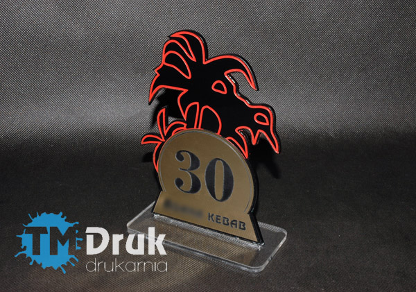 Numerki na stoliki dostosowane charakterem do działaności firmy