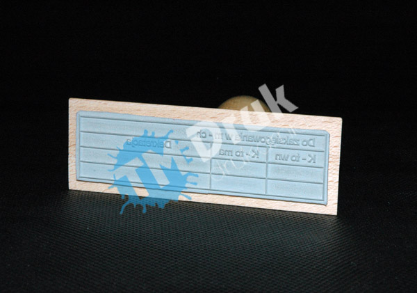 Pieczątki, pieczątka, stemple na kołkach - wykonywane z trwałej gumy stemplarskiej