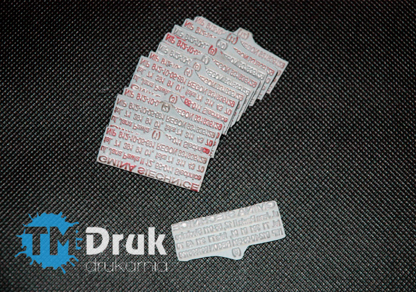 Stemple z gumy stemplarskiej - Producent TM Druk Siechnice