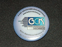 Badziki reklamowe - Znaczki na agrafce, przypinka, button, badge