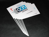 Chorągiewki reklamowe na patyczkach - Wrocław, Siechnice, Oława, Oleśnica