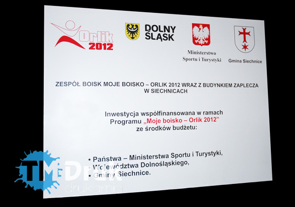 Tablice informacyjne dla urzędów, szkół - Wrocław, Brzeg, Oława, Oleśnica, Święta Katarzyna, Siechnice