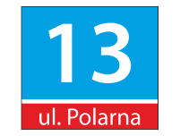 Trwałe, odporne na warunki tablice z folii na płycie z dibondu