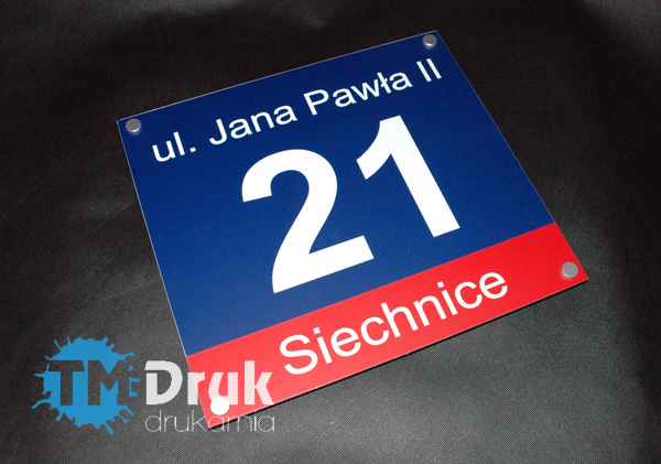 Tablice adresowe - Wrocław, Oława, Oleśnica, Brzeg, Siechnice