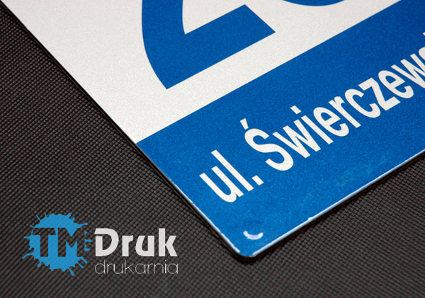 Produkcja tablic adresowych na indywidualne zamówienia - Wrocław, Oława, Oleśnica, Brzeg, Siechnice
