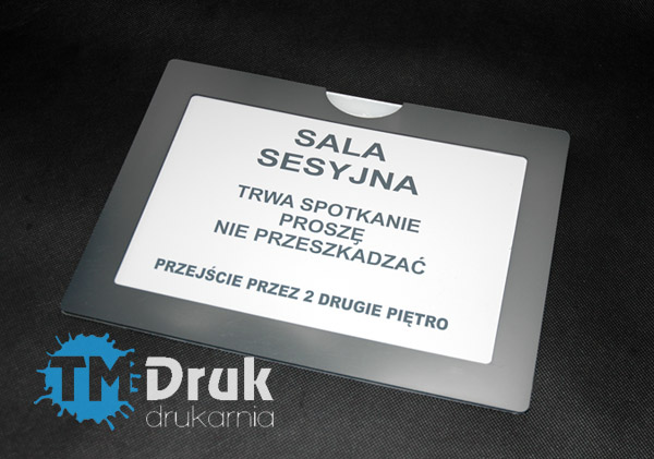 Tabliczki na drzwi z wymienną treścią - Wrocław, Brzeg, Oława, Oleśnica