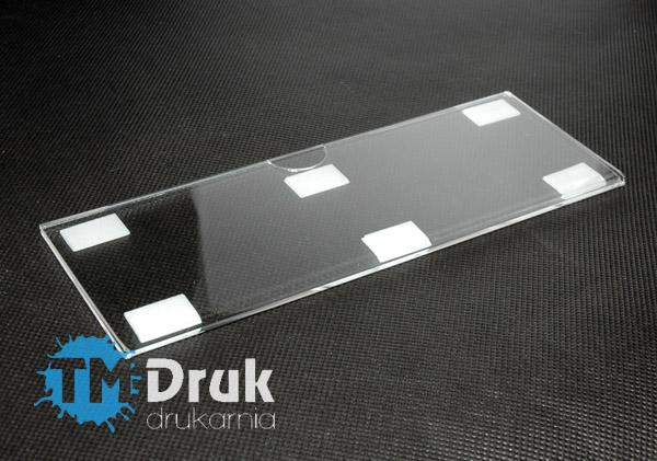 Tabliczki przydzwiowe z wymienna trescia z bezbarwnej pleksi, tanie i skuteczne! - TM Druk