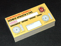 Kontrolki na folii samoprzylepnej - Producent TM Druk Drukarnia