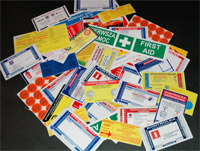 Kontrolki do gaśnic, hydrantów - Tanio!