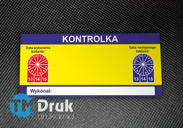 Kontrolki drukowane sitodrukiem