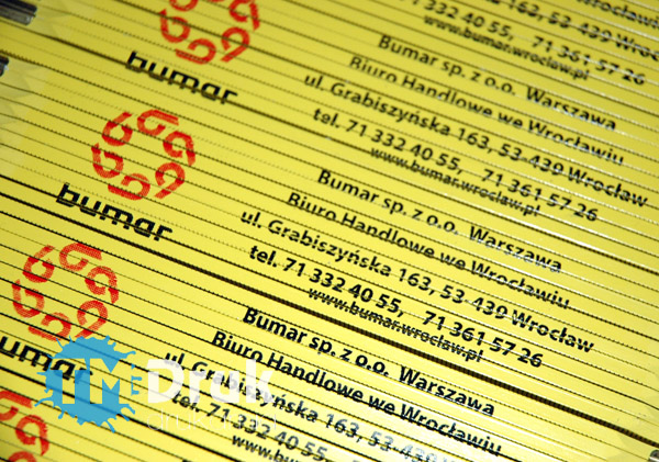 Nadruki na gadżetach reklamowych - TM Druk Drukarnia Siechnice - Wrocław