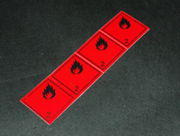 Znak ADR - Gazy palne