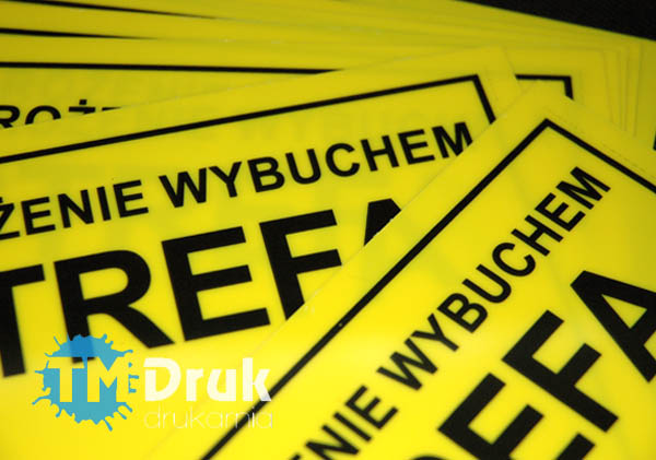 TM Druk produkcja znaków BHP, Poż i instrukcji