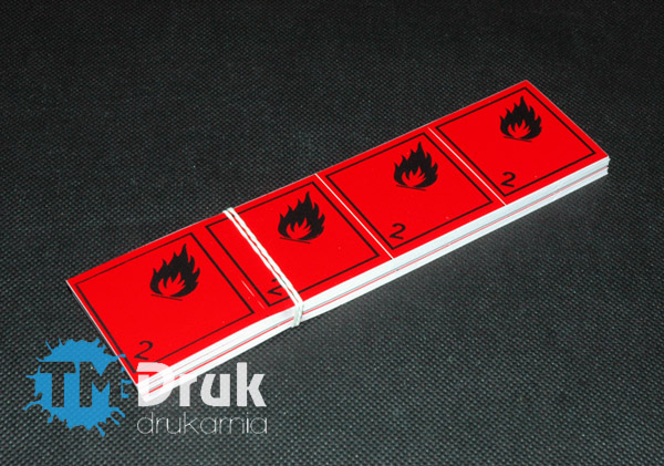 Produkcja etykiet i znaków z zakresu ochrony przeciwpożarowej