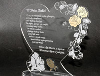 Wzór statuetki z pleksi na Dzień Babci 01