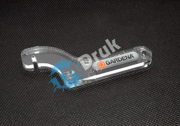 Kluczyk do pompy wodnej z plexi, pleksy